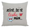 Polštář Ještě, že tě lásko mám