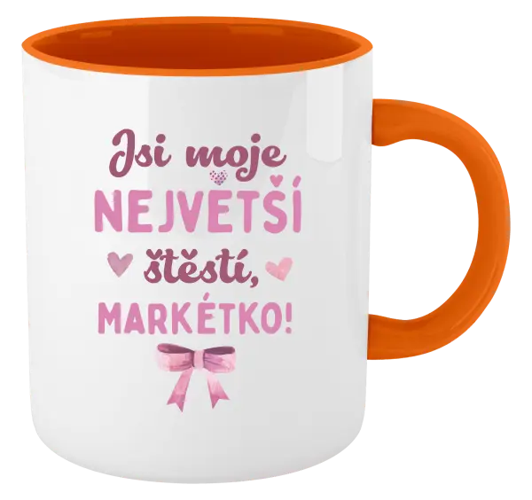 Hrnek Jsi moje největší štěstí se jménem