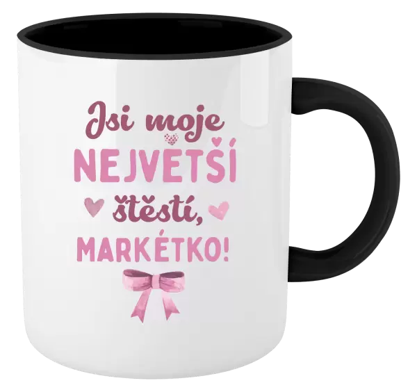 Hrnek Jsi moje největší štěstí se jménem