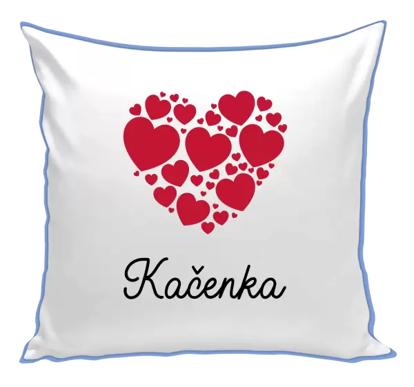 Polštář Srdíčka se jménem