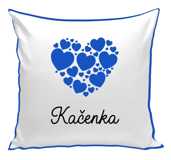 Polštář Srdíčka se jménem
