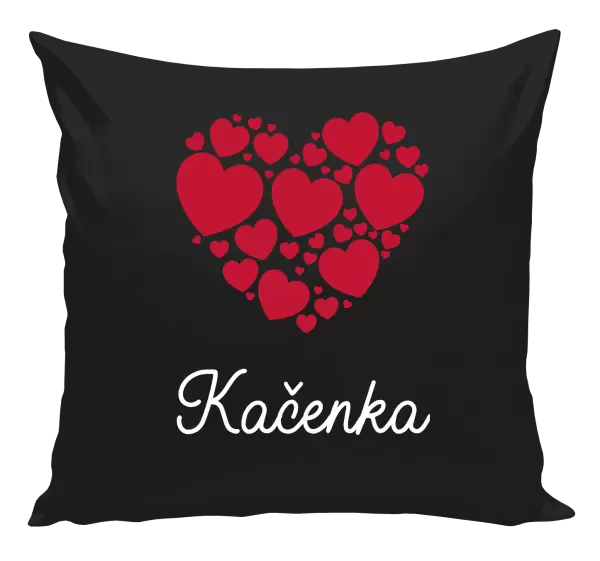 Polštář Srdíčka se jménem