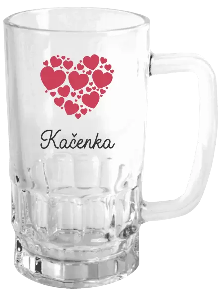 Půllitr Srdíčka se jménem