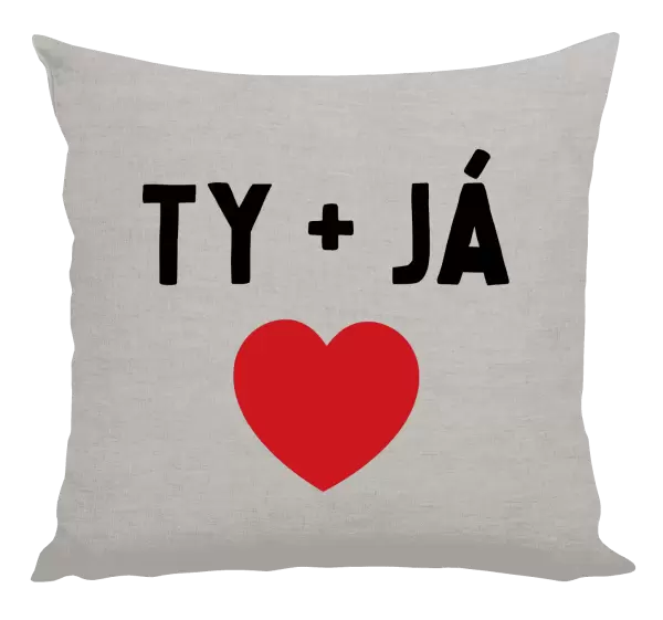 Polštář TY + JÁ