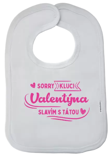 Dětský bryndák Sorry kluci, Valentýna slavím s tátou