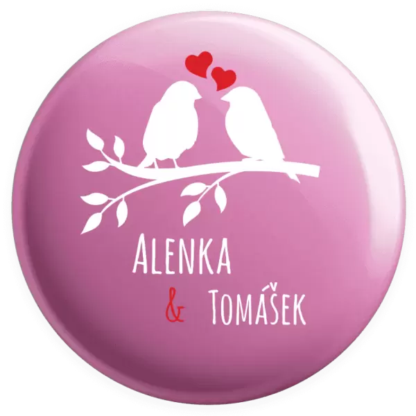 Placka Ptáčci na větvi - vlastní jména