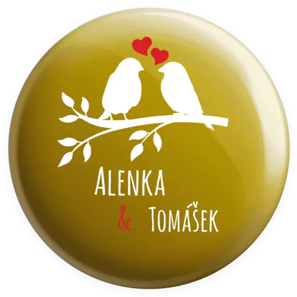 Placka Ptáčci na větvi - vlastní jména