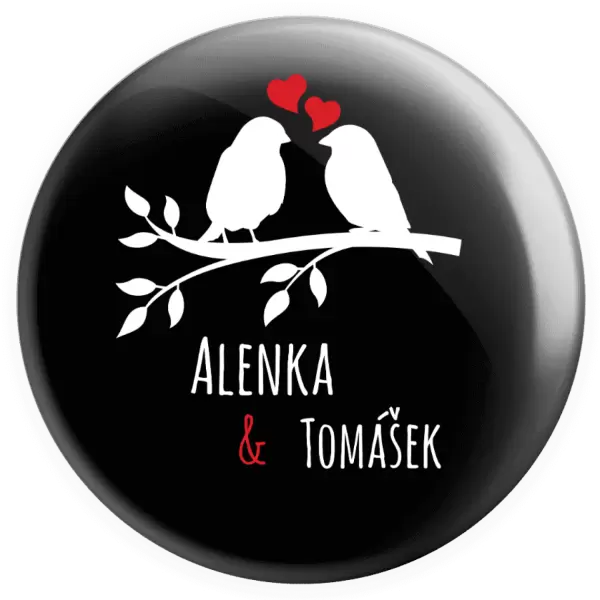 Placka Ptáčci na větvi - vlastní jména