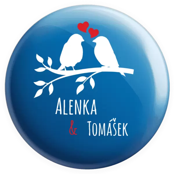 Placka Ptáčci na větvi - vlastní jména