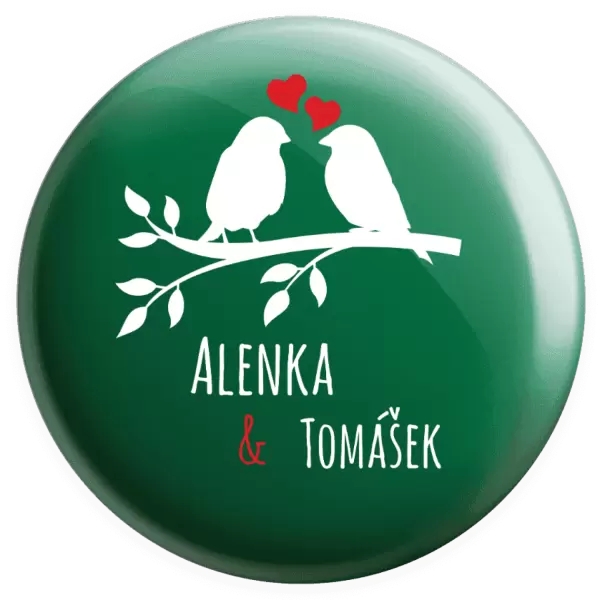 Placka Ptáčci na větvi - vlastní jména