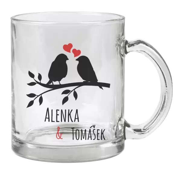Hrnek Ptáčci na větvi - vlastní jména