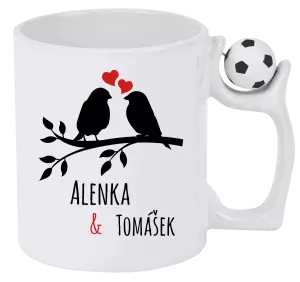 Hrnek Ptáčci na větvi - vlastní jména