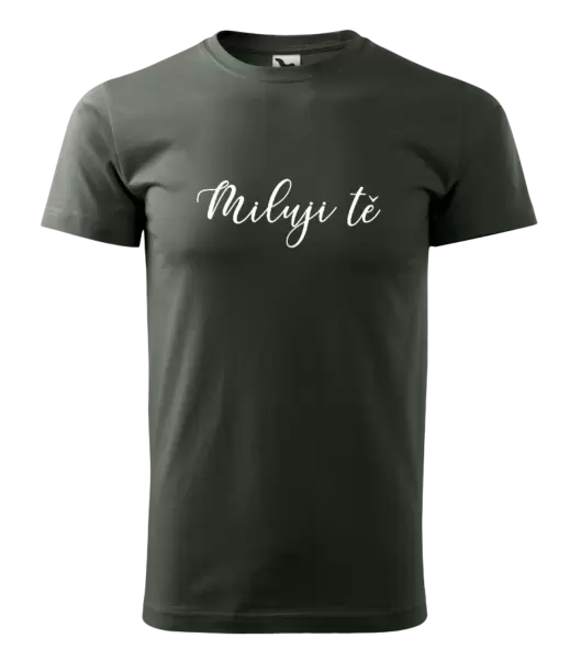 Pánské tričko Miluji tě - nápis