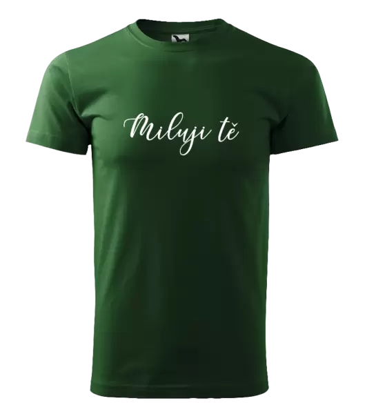 Pánské tričko Miluji tě - nápis