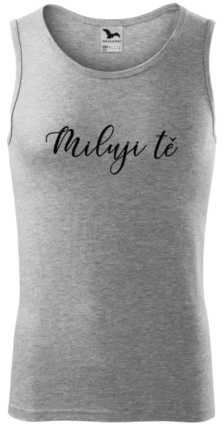 Pánské tílko Miluji tě - nápis