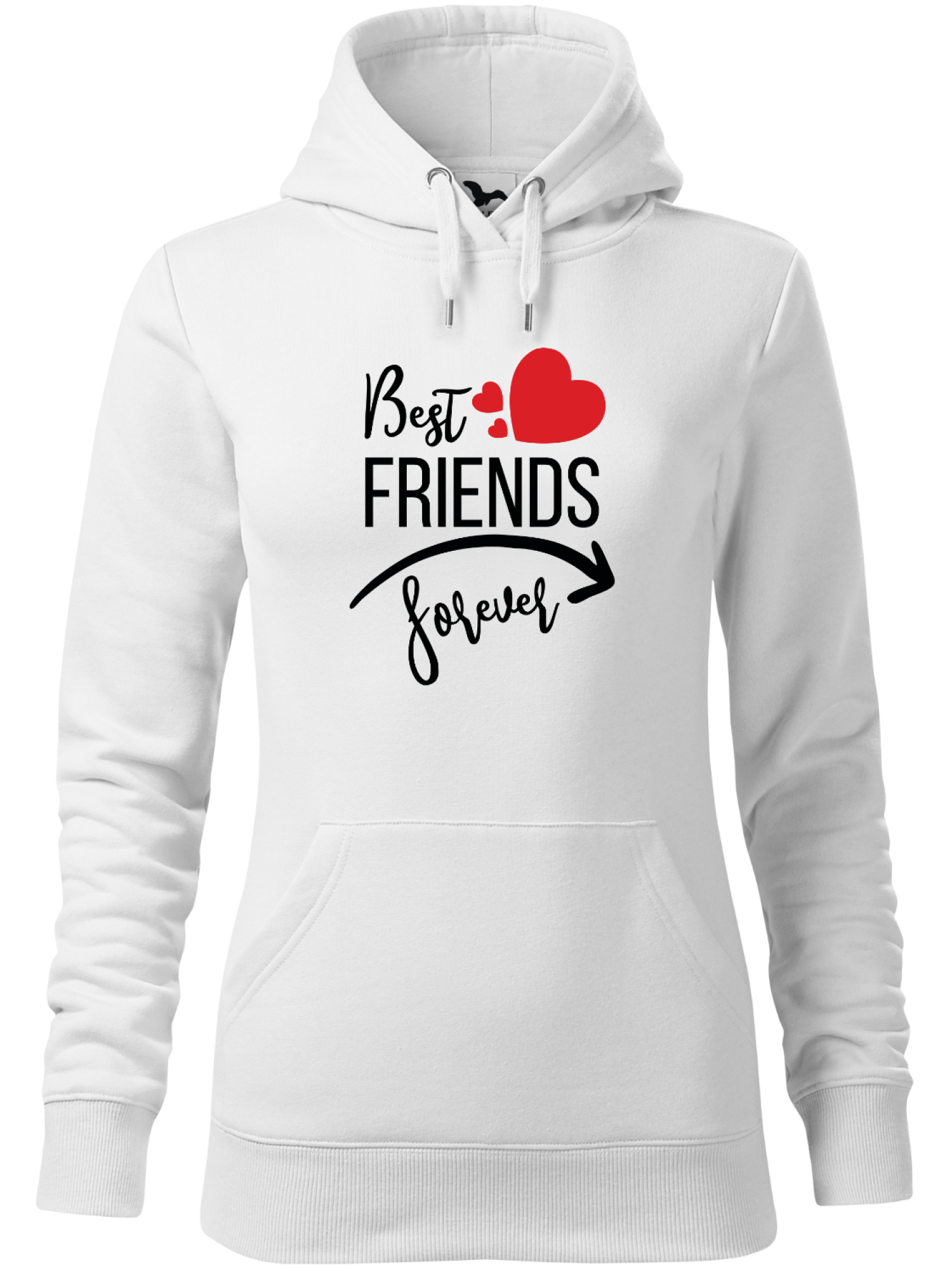 Dámská mikina Best friends forever srdce #1