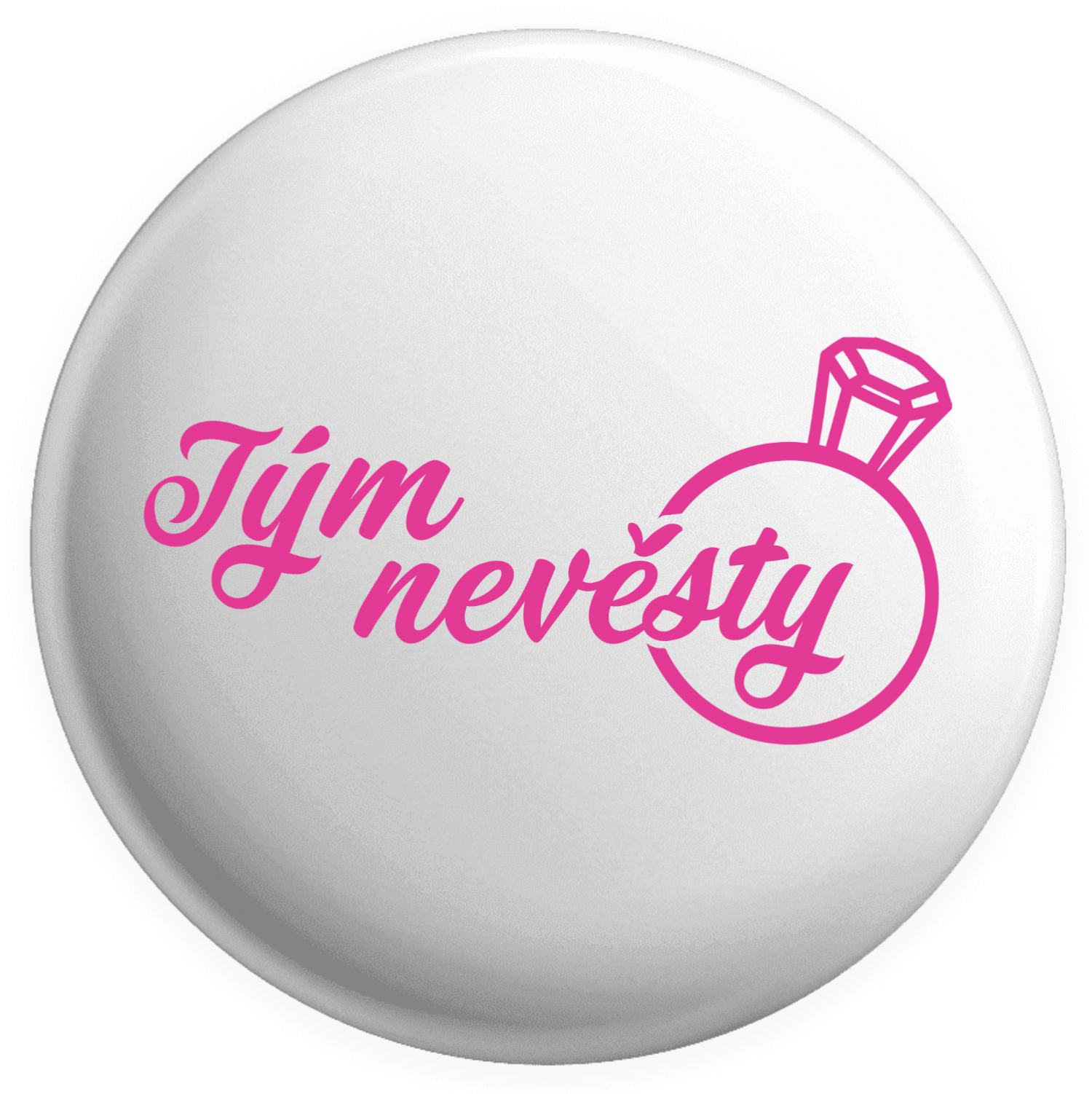 Placka Tým nevěsty s prstenem