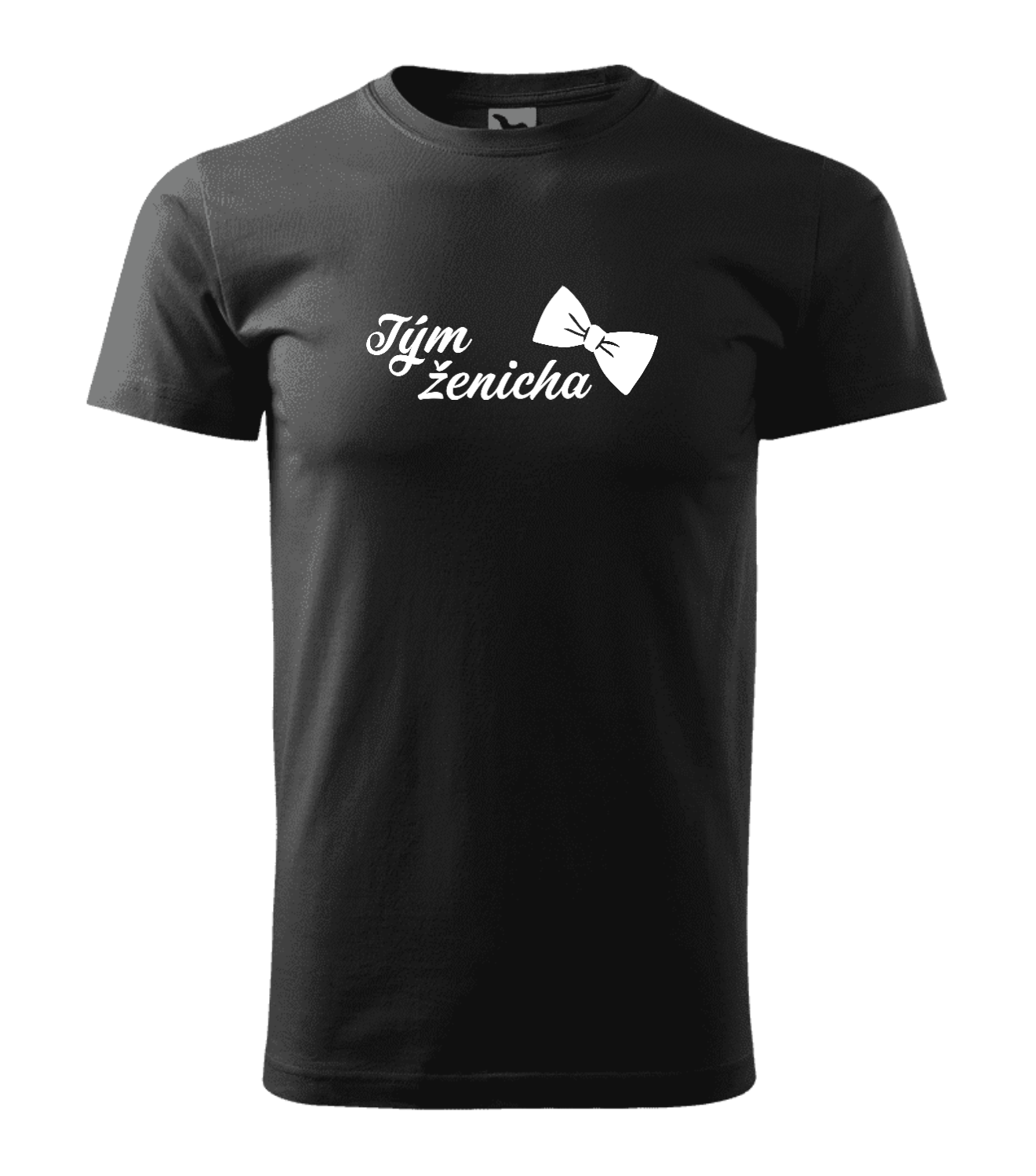 Pánské tričko Tým ženicha s motýlkem