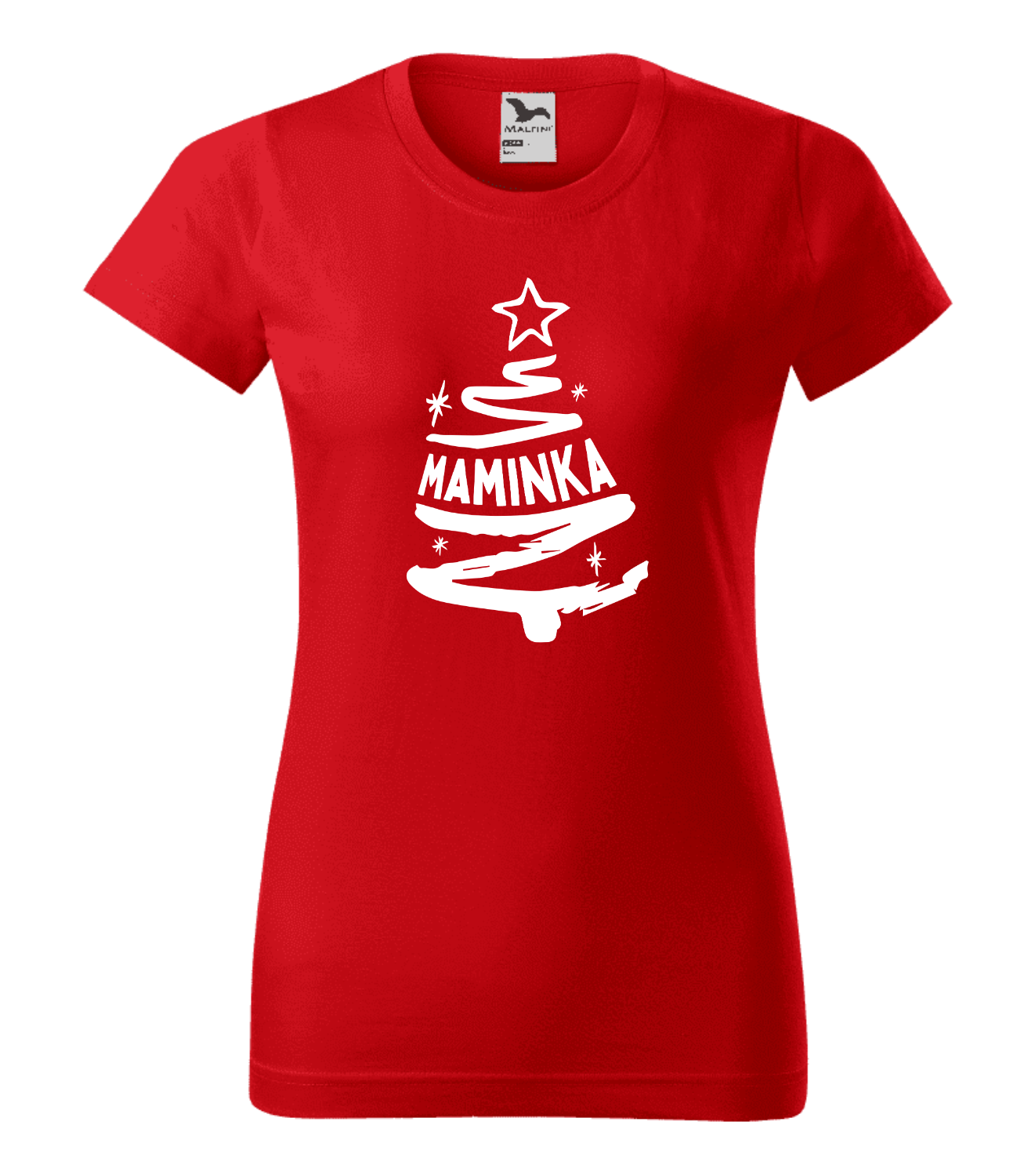 Dámské vánoční tričko Stromeček maminka