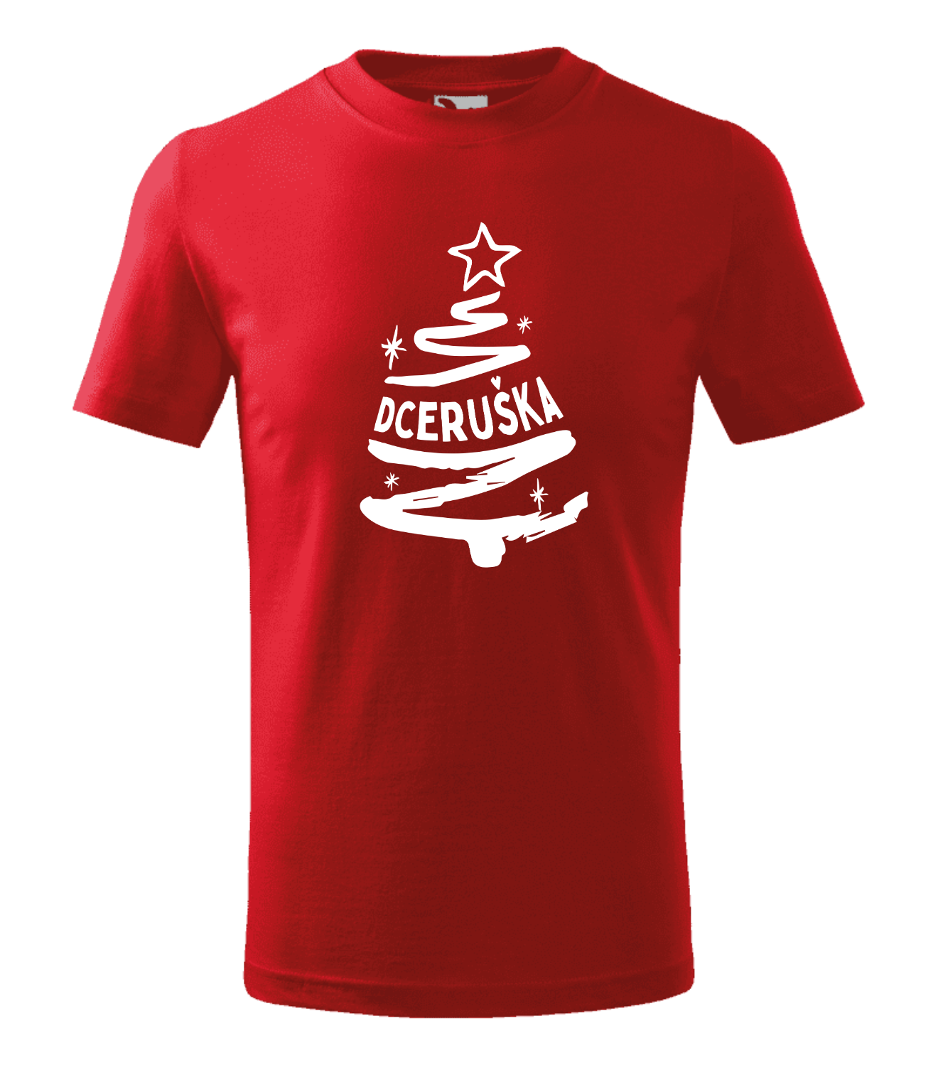 Dětské vánoční tričko Stromeček dceruška